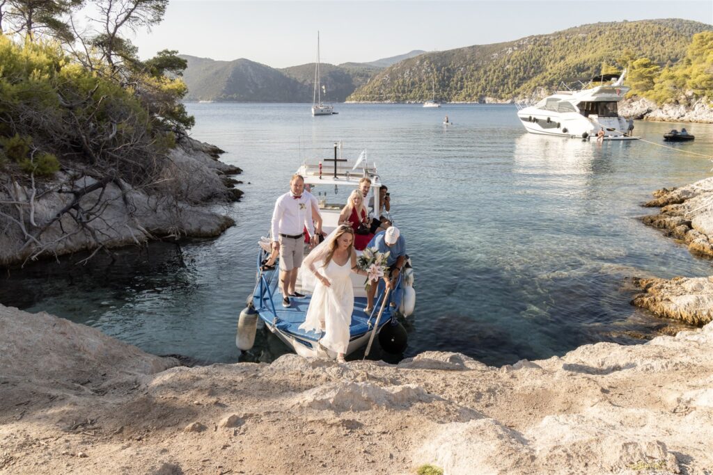 svatba v Řecku na Skopelosu