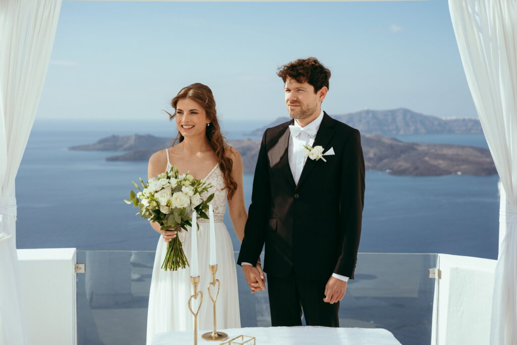 svatba v Řecku na Santorini