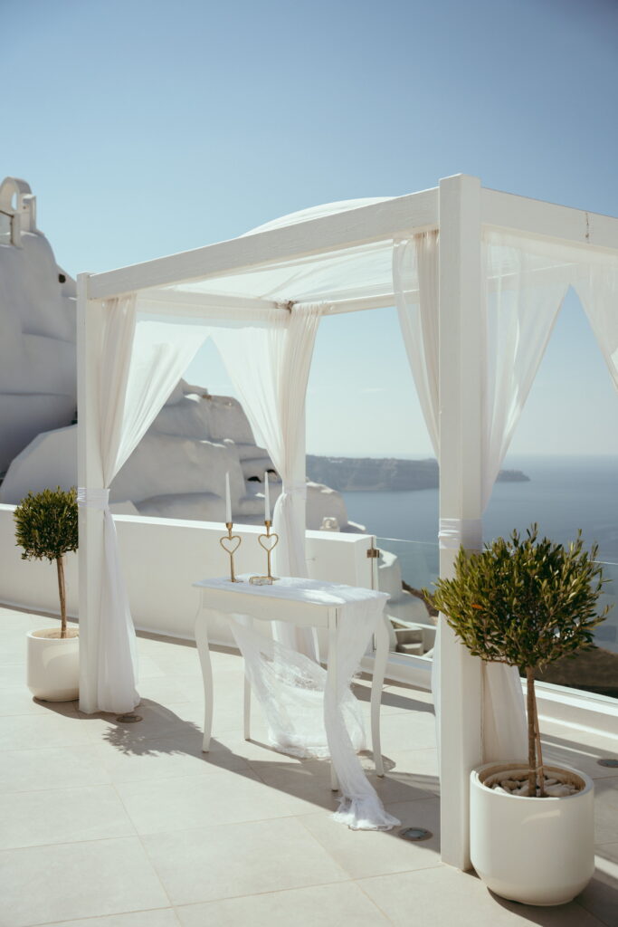 svatba v Řecku na Santorini