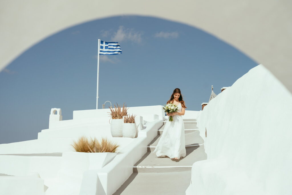 svatba v Řecku na Santorini