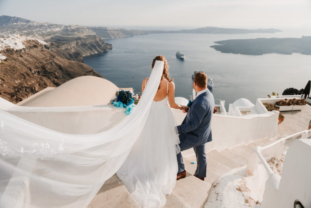 svatba v Řecku na Santorini