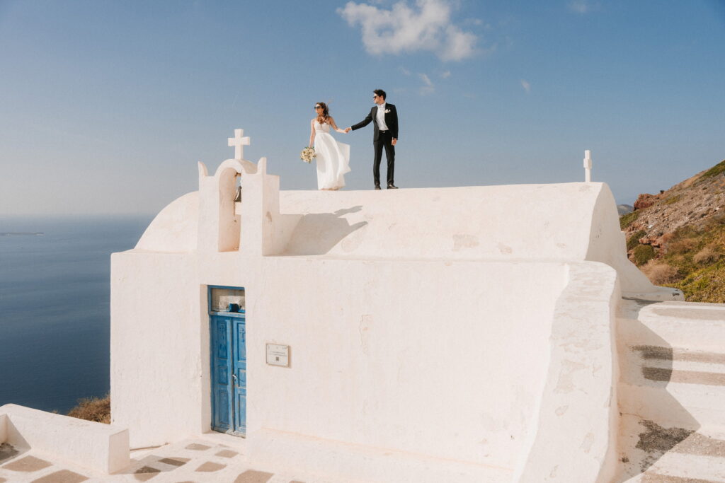 svatba v Řecku na Santorini