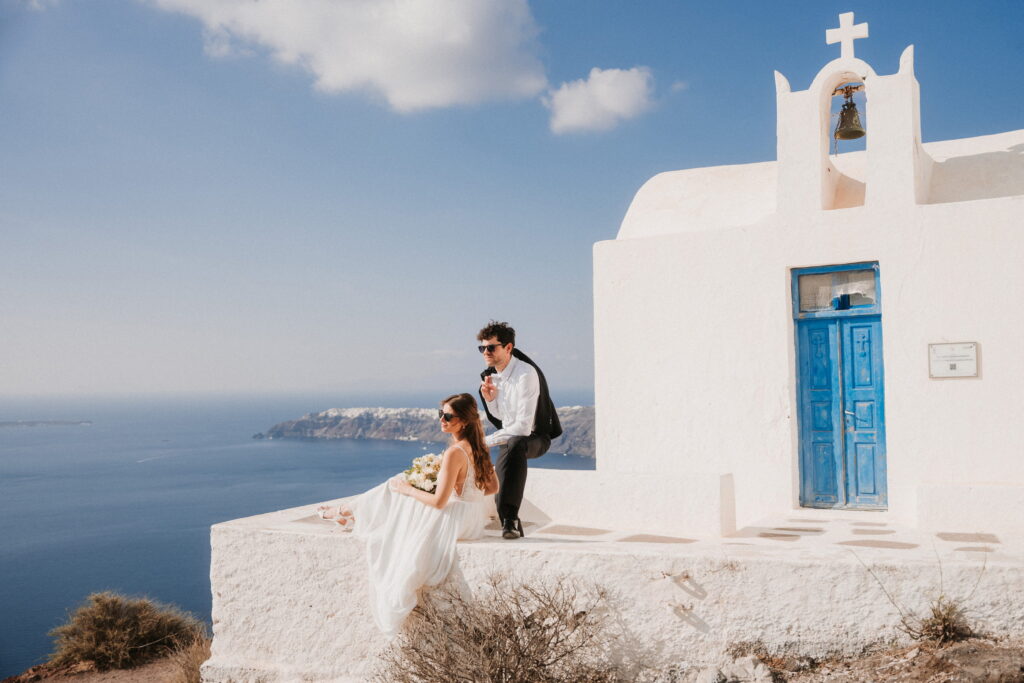 svatba v Řecku na Santorini