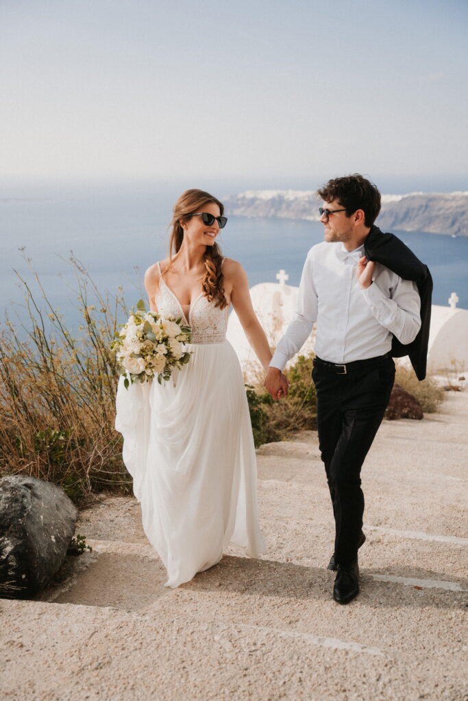 svatba v Řecku na Santorini