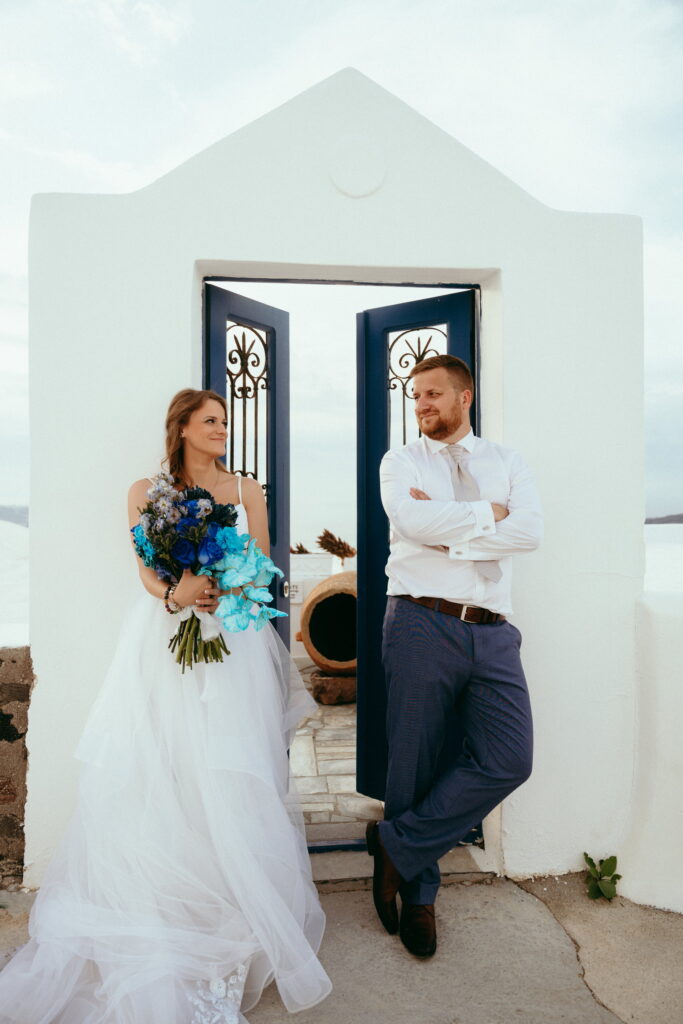 svatba v Řecku na Santorini