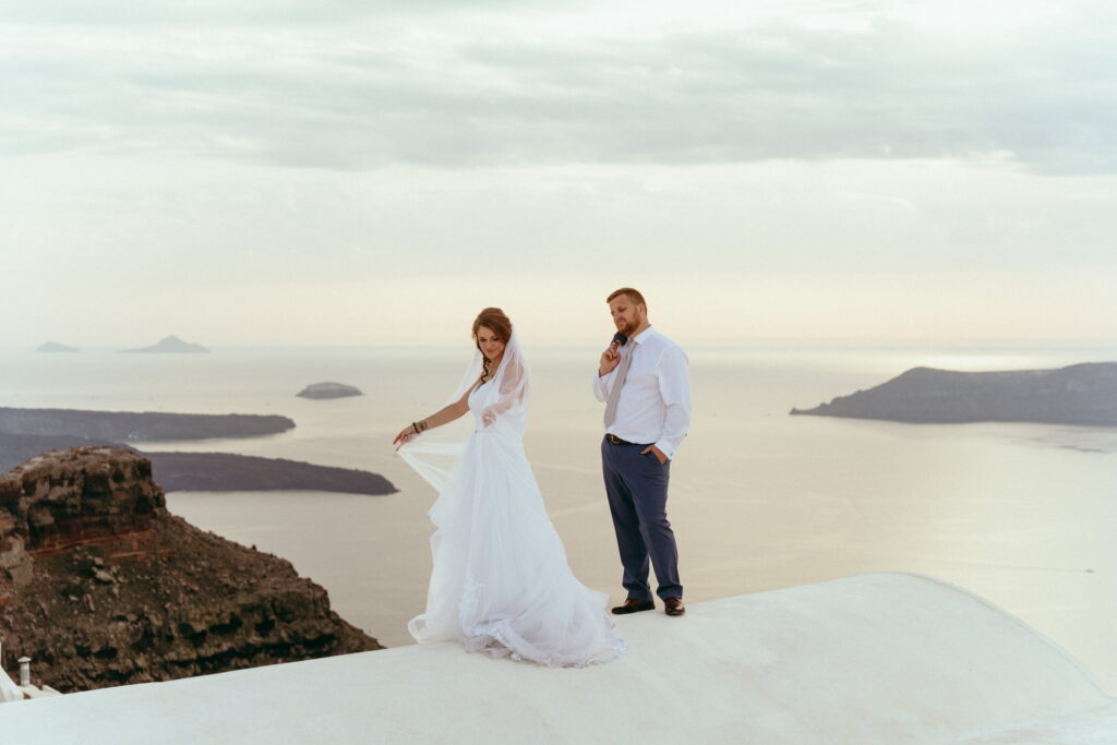 svatba v Řecku na Santorini