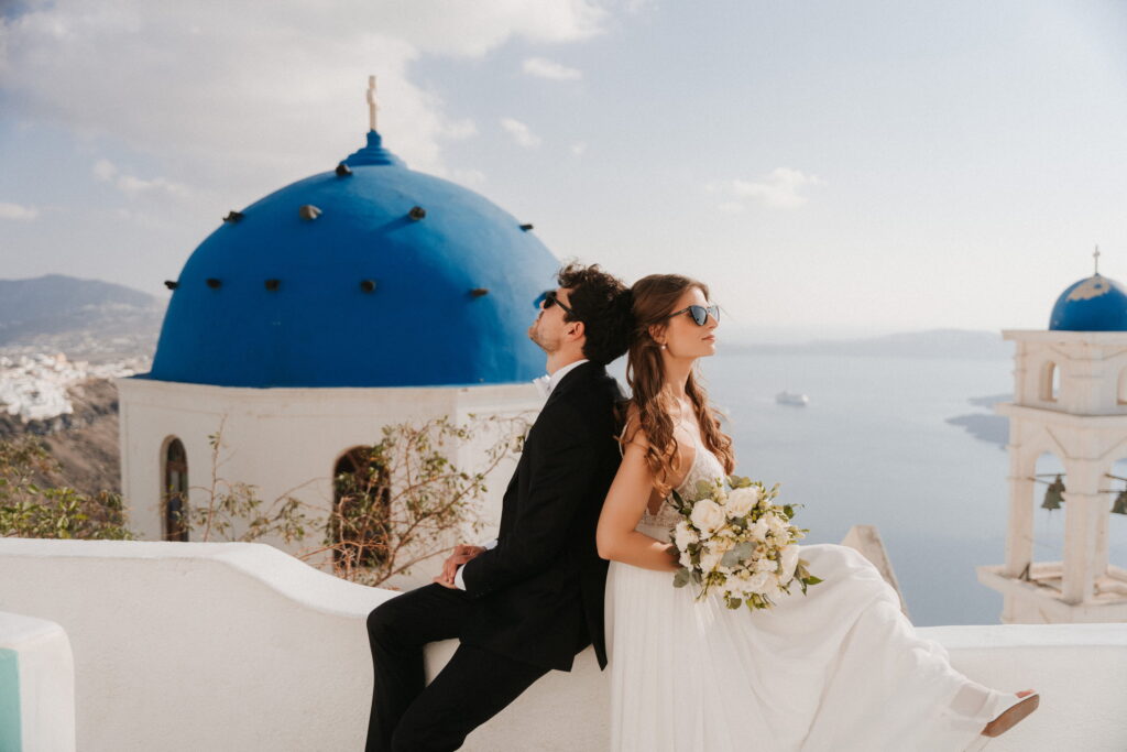 svatba v Řecku na Santorini