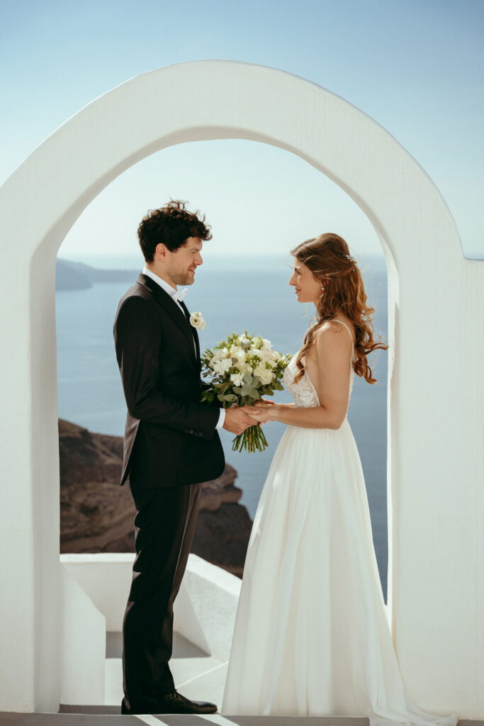 svatba v Řecku na Santorini