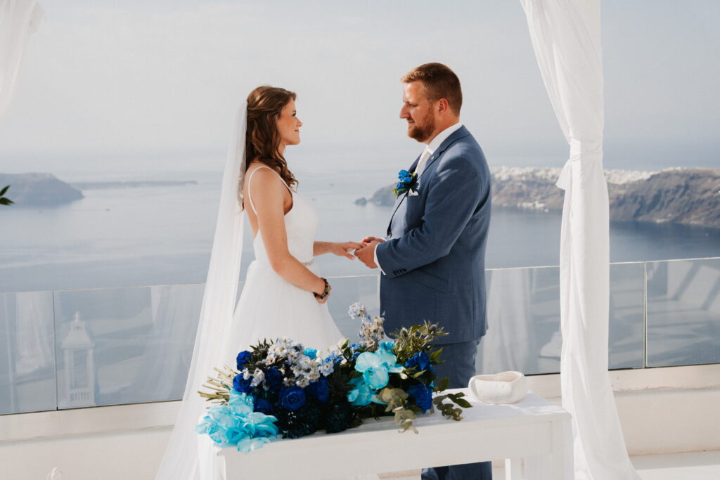 svatba v Řecku na Santorini
