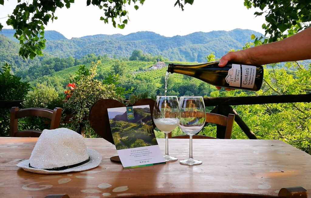 svatba v Itálii v kraji Prosecca