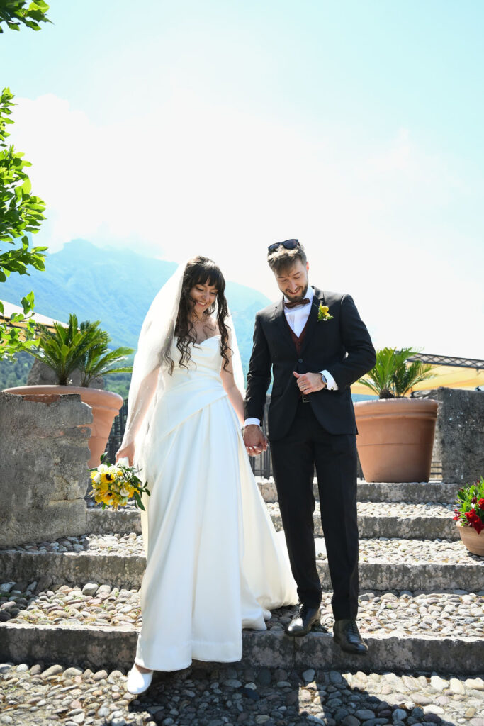 svatba v Itálii u jezera Lago di Garda
