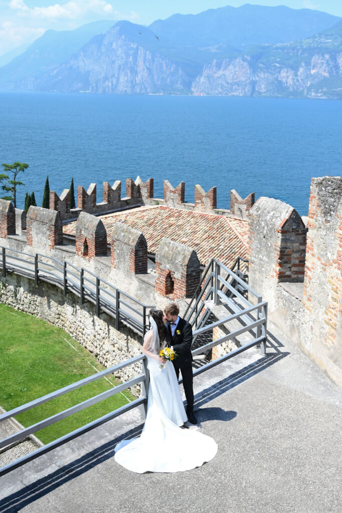 svatba v Itálii u jezera Lago di Garda
