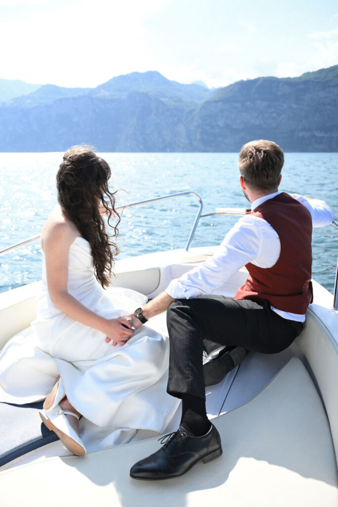 svatba v Itálii u jezera Lago di Garda