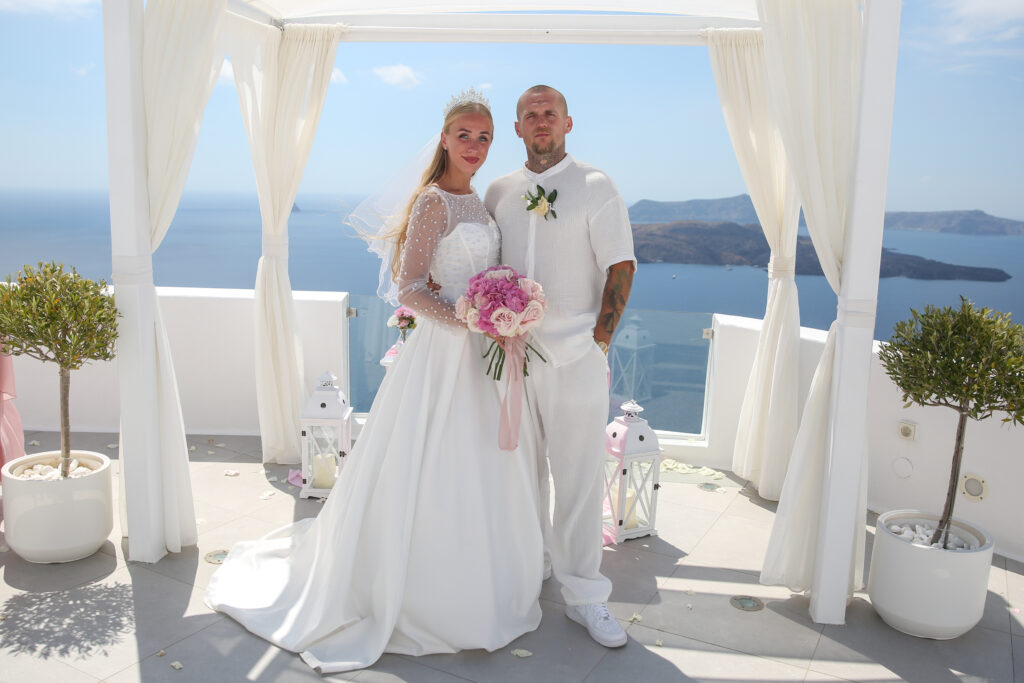 svatba v Řecku na Santorini