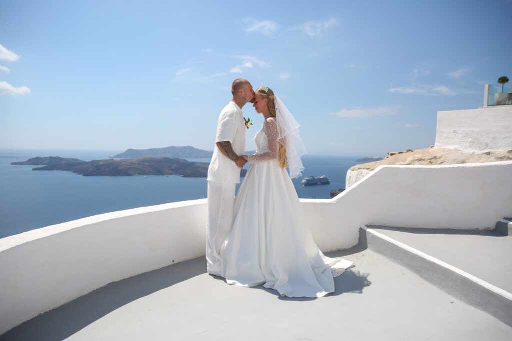 svatba v Řecku na Santorini