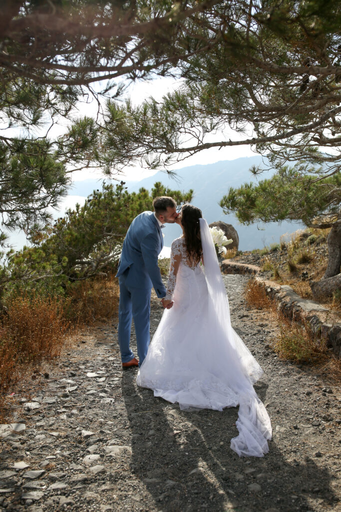 svatba v Řecku na Santorini