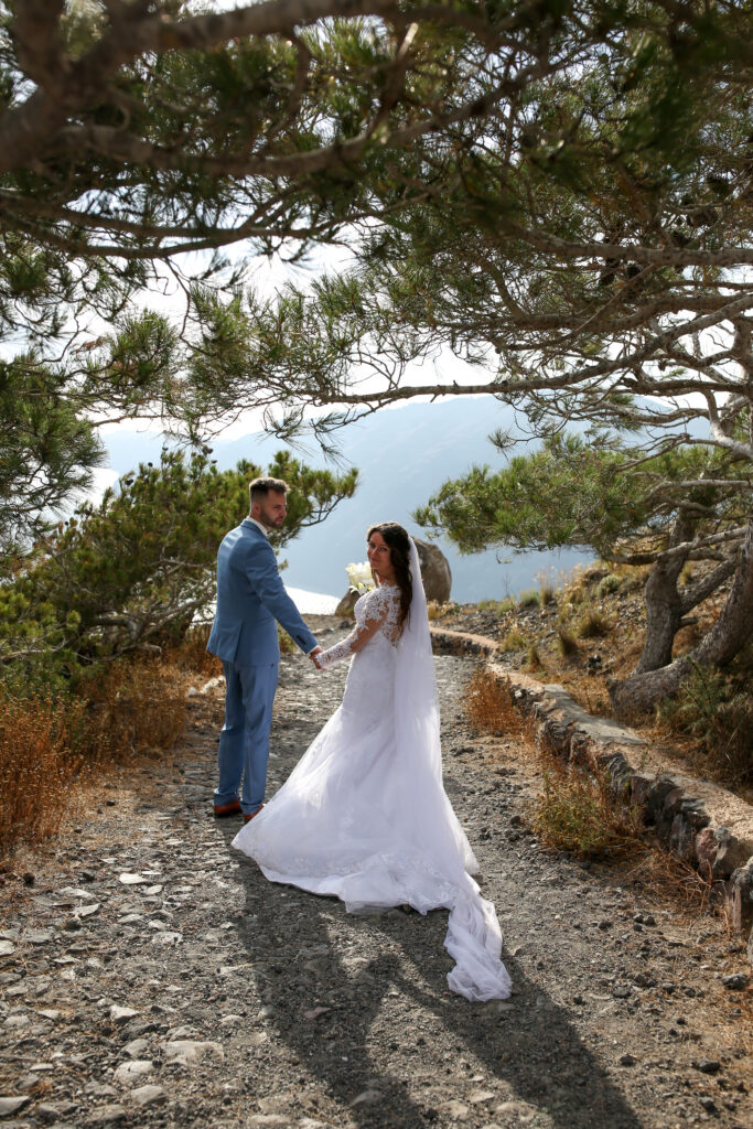 svatba v Řecku na Santorini