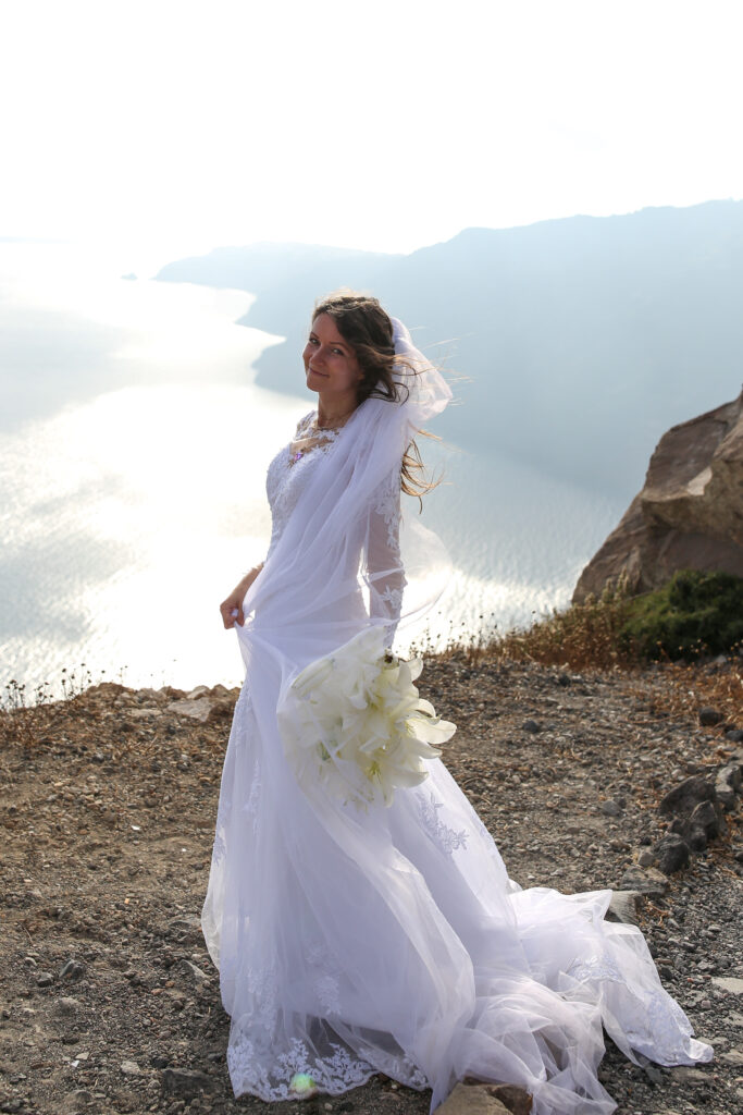 svatba v Řecku na Santorini