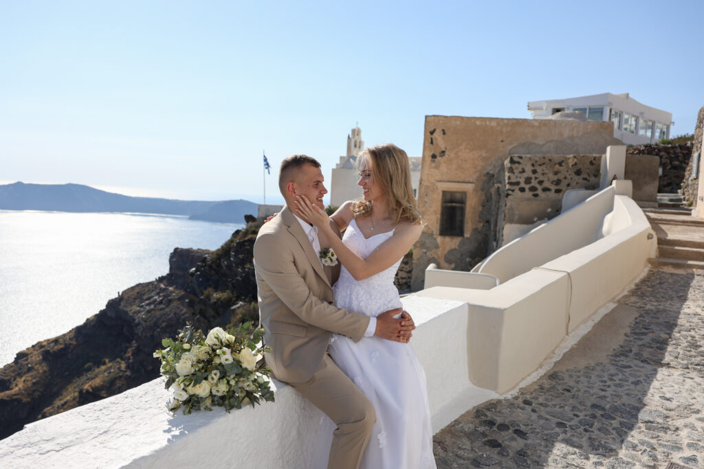 svatba v Řecku na Santorini