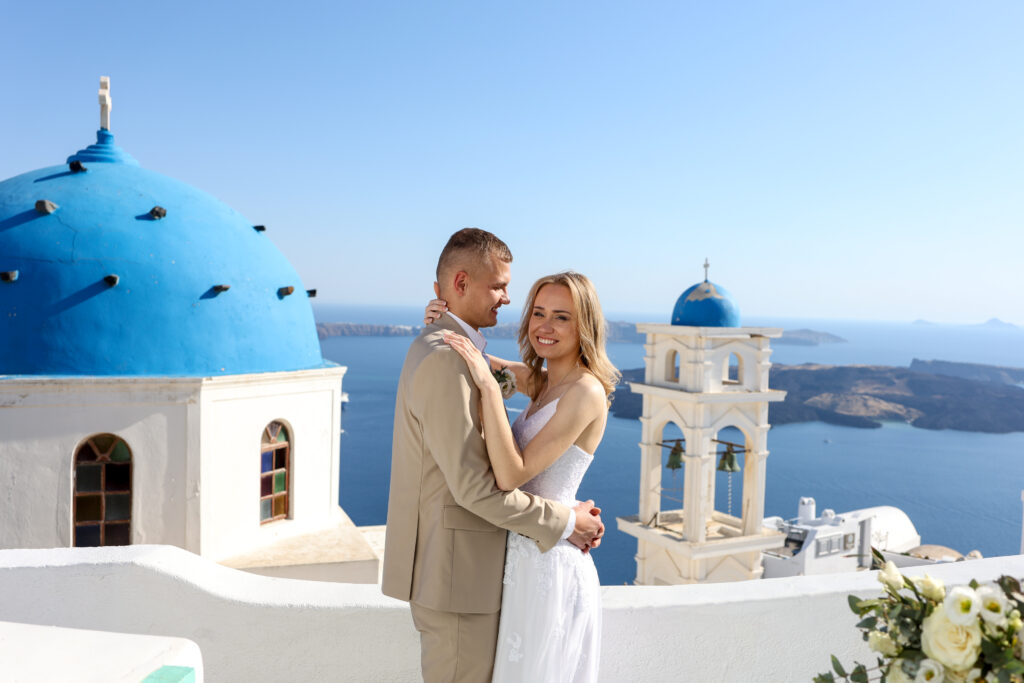 svatba v Řecku na Santorini