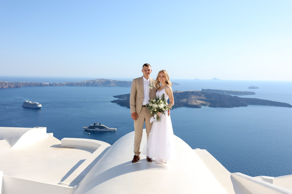 svatba v Řecku na Santorini