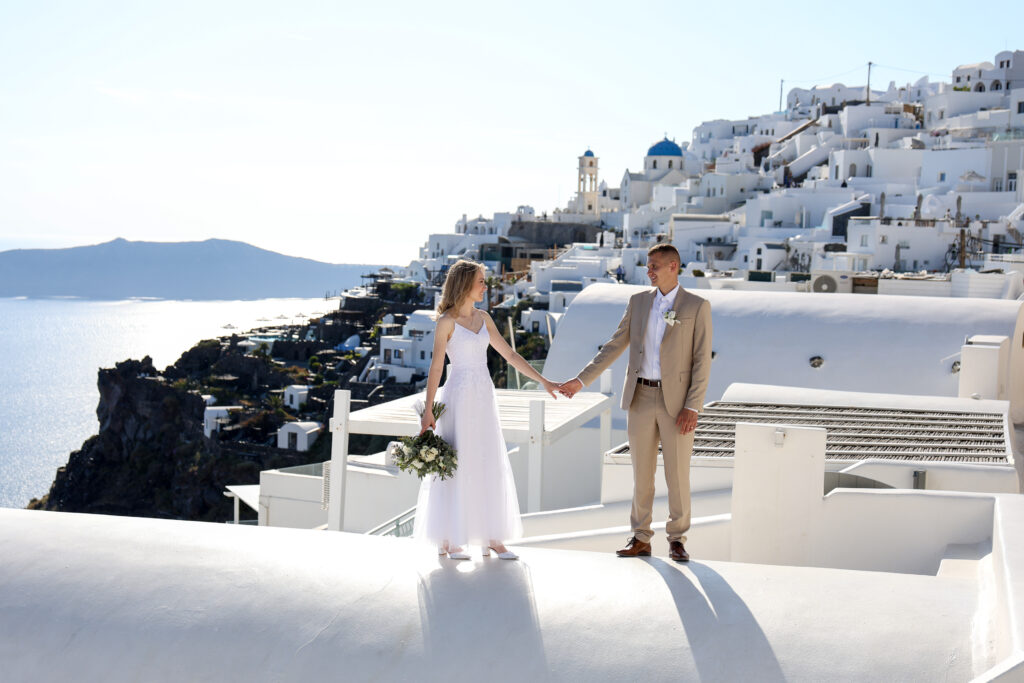 svatba v Řecku na Santorini