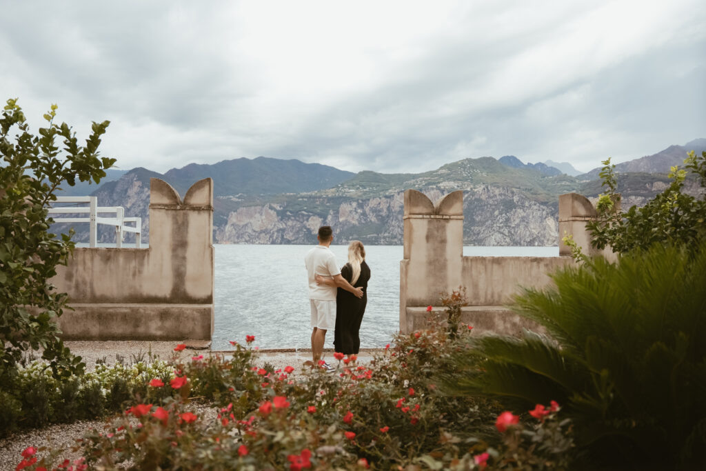 svatba v Itálii u jezera Lado di Garda Malcesine