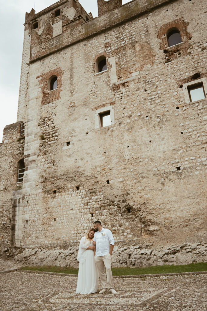 svatba v Itálii u jezera Lado di Garda Malcesine