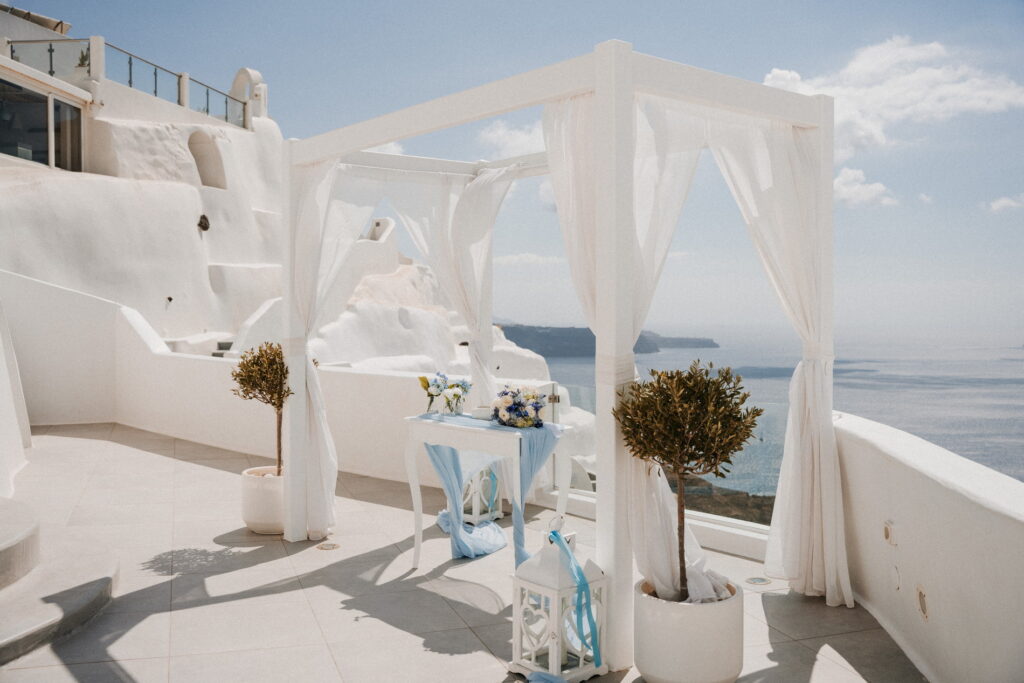 svatba v Řecku na Santorini