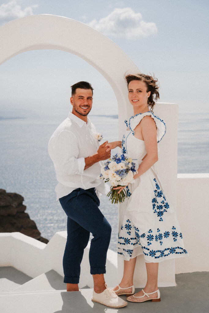 svatba v Řecku na Santorini