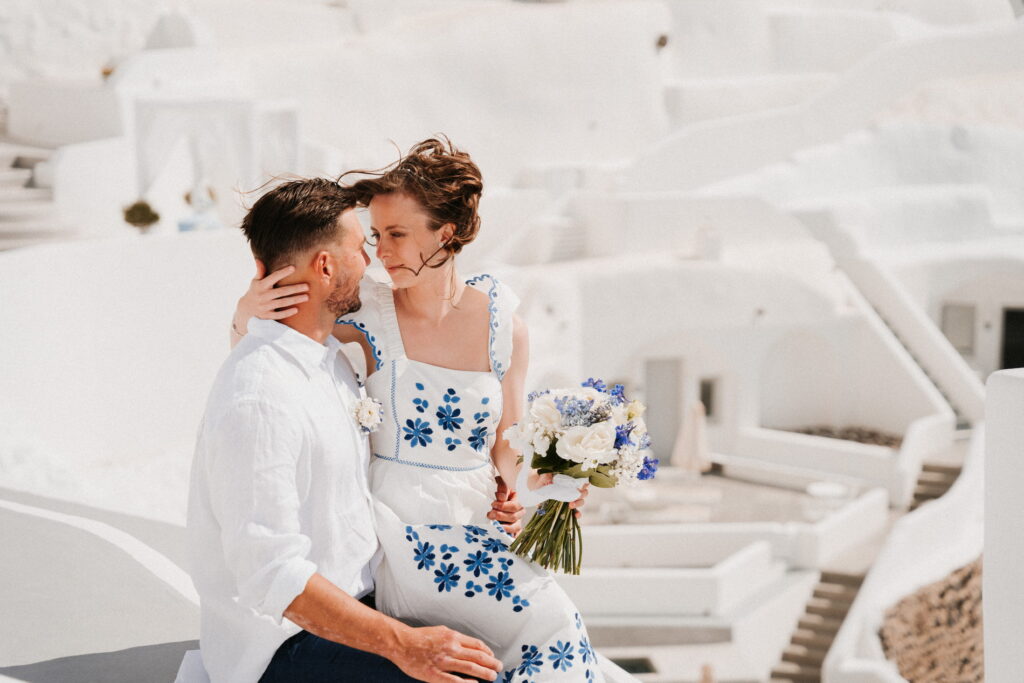 svatba v Řecku na Santorini