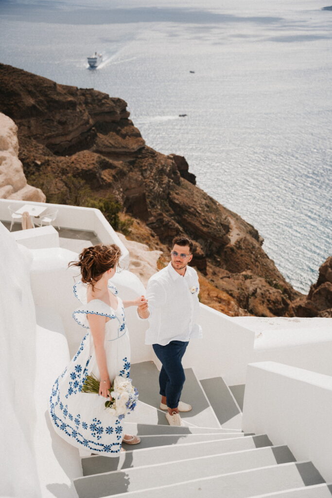 svatba v Řecku na Santorini