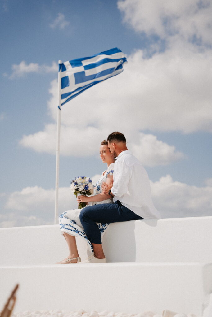 svatba v Řecku na Santorini
