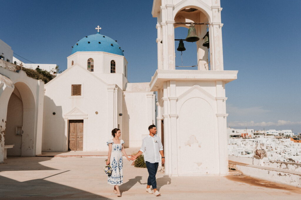 svatba v Řecku na Santorini